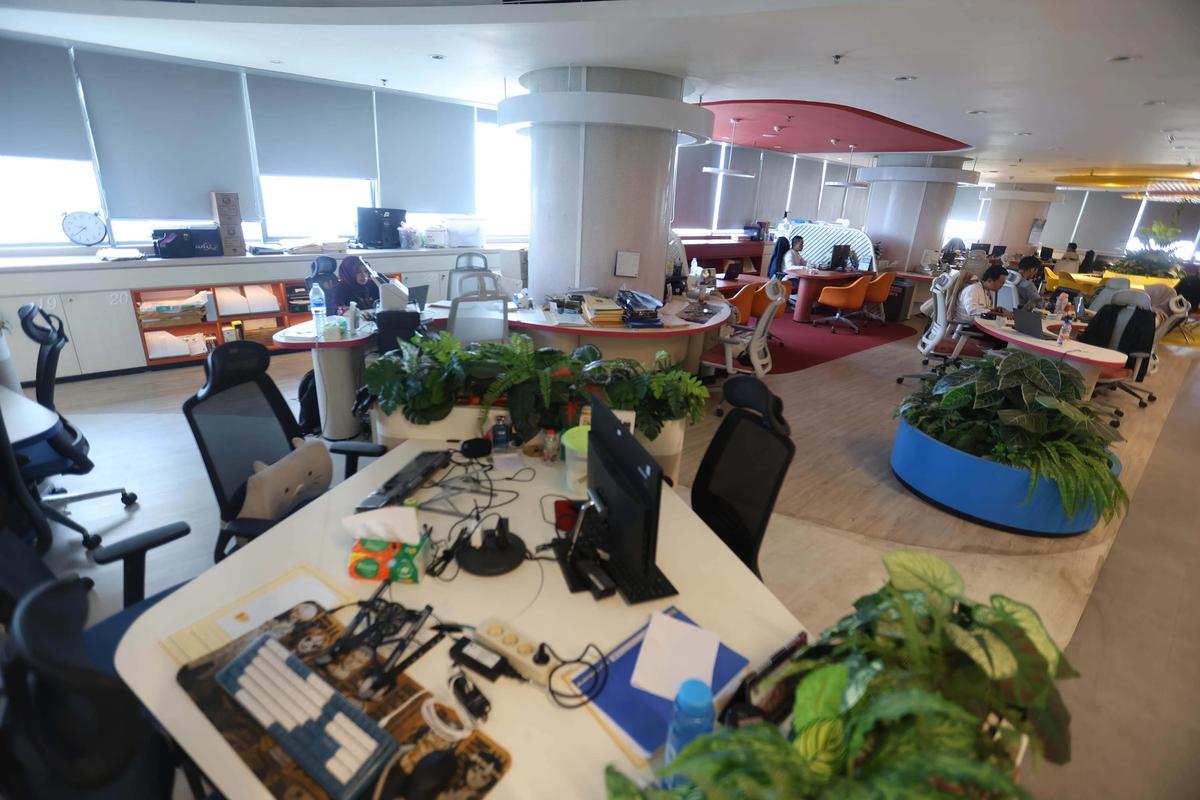 FOTO: Penerapan WFH Jumat di Balaikota Jakarta