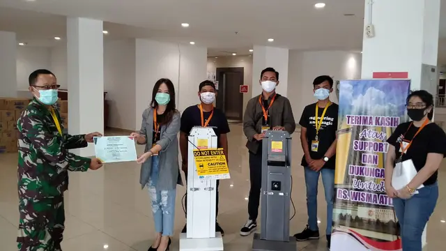 sinar UVC mulai dipakai di Rumah Sakit Darurat Penanganan Covid-19 Wisma Atlet.