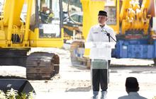 Kurangi Risiko Kecelakaan Jalur Sitinjau Lauik, Menteri Dody Groundbreaking Flyover Panorama I di Padang