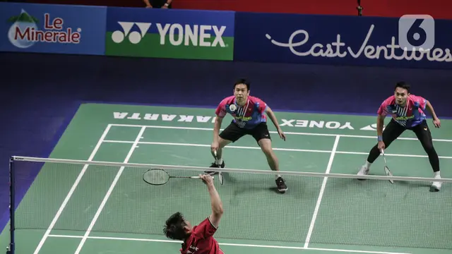 Ahsan/Hendra Tersisih di Babak Pertama Indonesia Open 2022