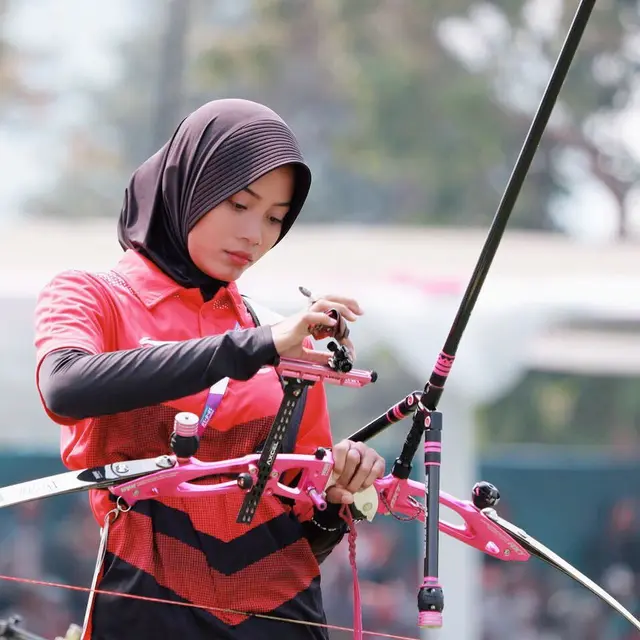 6 Potret Diananda Choirunisa, Istri TNI yang Jadi Atlet Panahan Olimpiade Tokyo