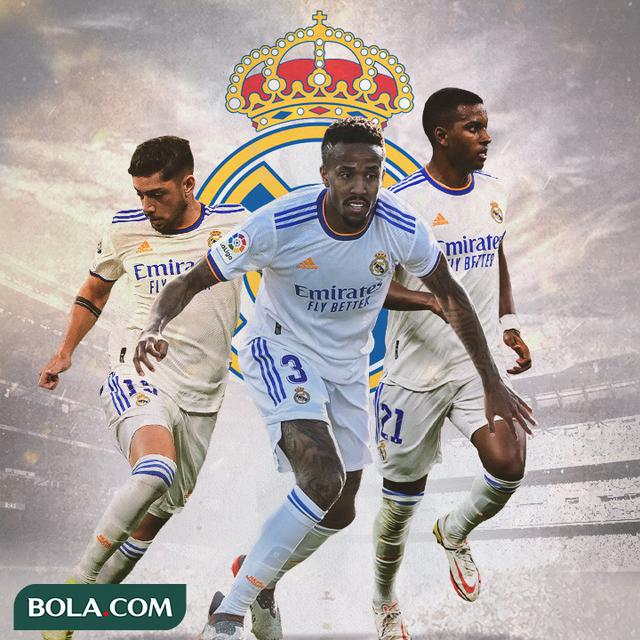 Real Madrid - Federico Valverde, Eder Militao, Rodrygo