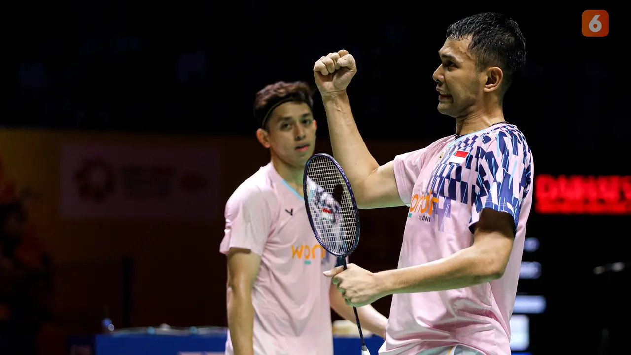 Foto: Fajar/Rian Menang Straight Game di Babak Perempat Final Indonesia Masters 2025