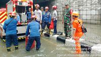 Underpass Mampang Prapatan, Jakarta Selatan, kembali normal setelah sempat terendam banjir. (Istimewa)