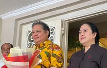 Airlangga Ungkap Arti Bunga Merah Kuning untuk Puan Maharani