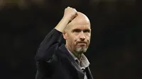 Manajer Manchester United atau MU Erik ten Hag. (AP Photo/Dave Thompson)