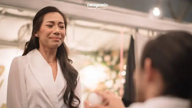 Momen Abel Cantika Dilamar di Hari Ulang Tahun (sumber: abellyc)