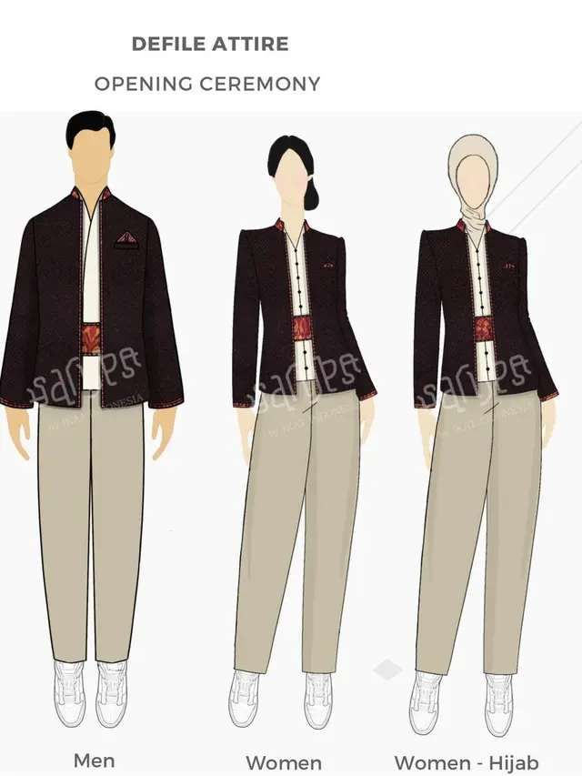 Potret Tampilan Meriah Kontingen Kenakan Baju Adat di Pembukaan Paralimpiade Paris 2024