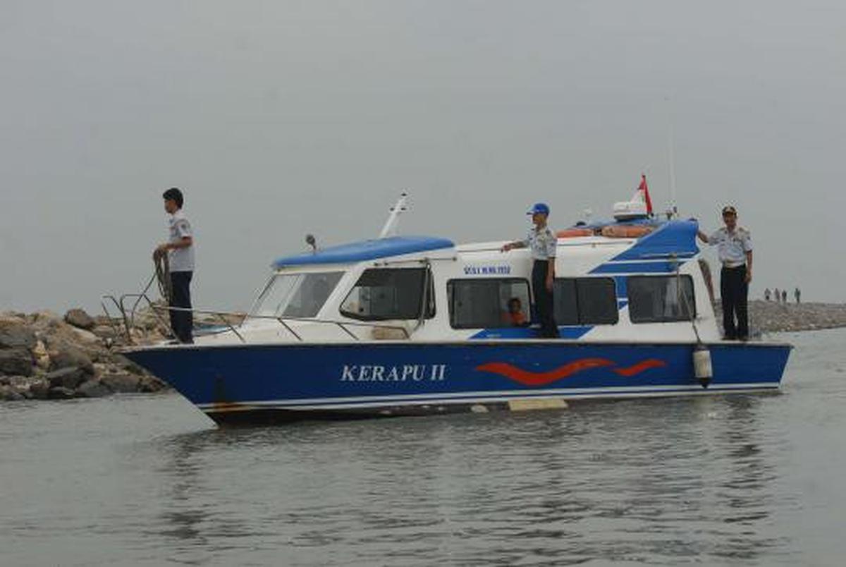 2 Kapal KM Kerapu resmi menjadi sarana waterway warga Marunda