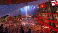 Desain calon stadion baru Manchester United. (Bola.com/X Manchester United)