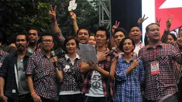 Bimbim mengatakan pihaknya memberikan dukungan terhadap dengan gerakan 'revolusi mental'. Hal itu dinilai sebuah gerakan nyata untuk perubahan Indonesia ke arah lebih baik (Liputan6.com/Johan Tallo)