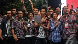 Bimbim mengatakan pihaknya memberikan dukungan terhadap dengan gerakan 'revolusi mental'. Hal itu dinilai sebuah gerakan nyata untuk perubahan Indonesia ke arah lebih baik (Liputan6.com/Johan Tallo)