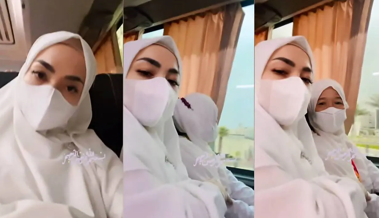 Begini momen kebersamaan Imel PC bersama ibundanya yang tengah menjalani ibadah umrah bareng. Dalam berbagai kesempat, Imel banyak abadikan momen ibadahnya ini bersama ibunda. Dalam perjalanannya ini ia pun banyak didoakan agar ibadahnya ini berjalan lancar. (Liputan6.com/IG/@imelpc)