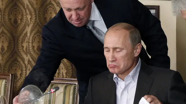 Yevgeny Prigozhin dan Vladimir Putin