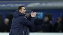 Everton gagal menyamakan kedudukan hingga akhir laga. Kekalahan tersebut membuat skuat Frank Lampard terancam masuk ke zona degradasi. The Toffees saat ini berada di peringkat ke-17 dengan raihan 22 poin, atau hanya terpaut satu angka dari Burnley yang menempati urutan ke-18. (AP/Jon Super)