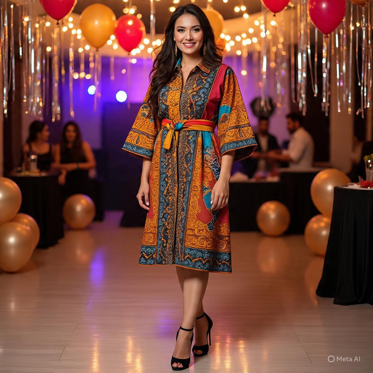 Ilustrasi Tunik Batik