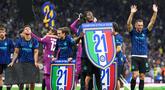 Inter Milan mengunci gelar juara Liga Italia 2025/2026 pada laga pekan ke-35, Minggu (03/05/2026). (AP Photo/Luca Bruno)