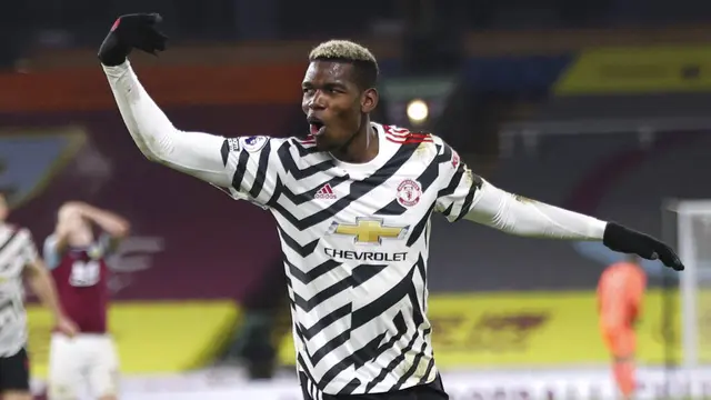 FOTO: Taklukkan Burnley, Paul Pogba Bawa Manchester United ke Puncak Klasemen Liga Inggris