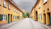 Perumahan Fuggerei Augsburg, Jerman (Sumber: Odditycentral)