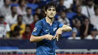 3-6. Sardar Azmoun. Striker asal Iran ini telah mencetak 11 gol dalam penampilannya bersama Rubin Kazan pada musim 2012/2013 hingga 2014/2015 dan 2017/2018 hingga 2018/2019, Rostov musim 2014/2015 hingga 2016/2017 dan Zenit musim 2018/2019 hinga kini. (AFP/Jeff Pachoud)