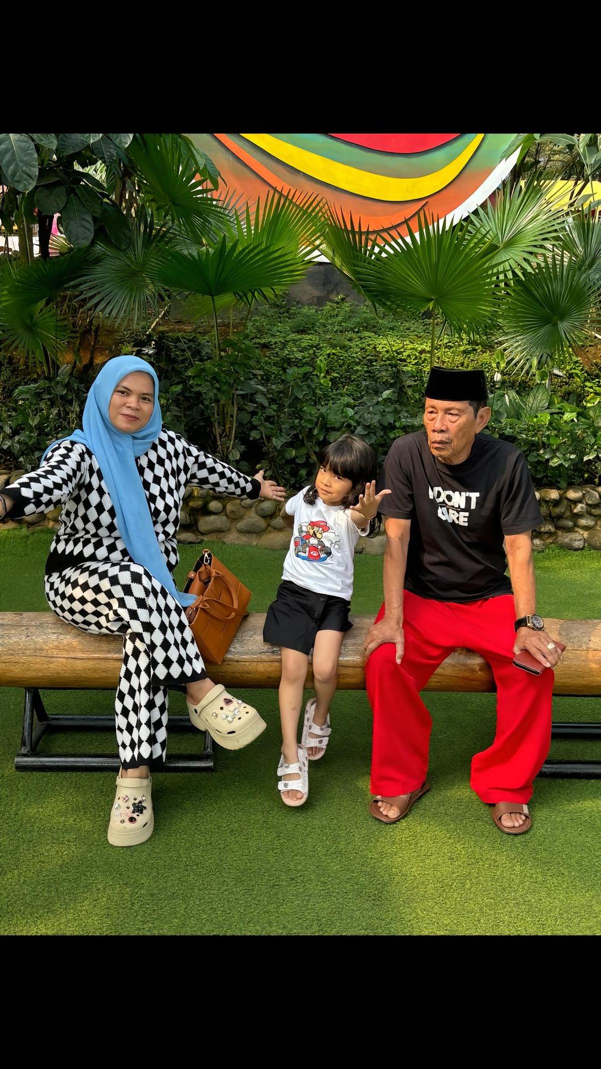 Momen Bercanda Haji Malih Bareng Melisya, sang Anak Punya Logat Mirip Bapaknya Plek Ketiplek