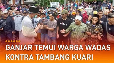 Ganjar Pranowo meminta izin untuk menginap di desa Wadas dalam waktu dekat.