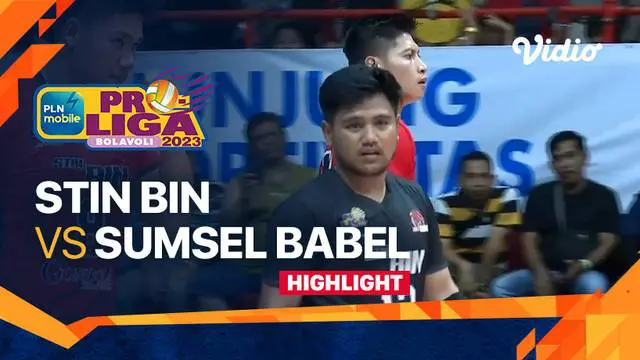 VIDEO: Jakarta STIN BIN Menang atas Palembang Bank Sumsel Babel di PLN Mobile Proliga 2023