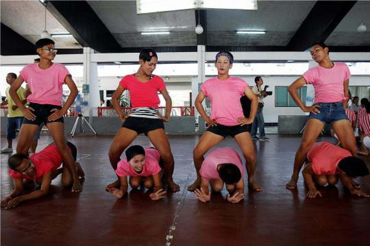 Di Thailand narapidana menari Gangnam Style