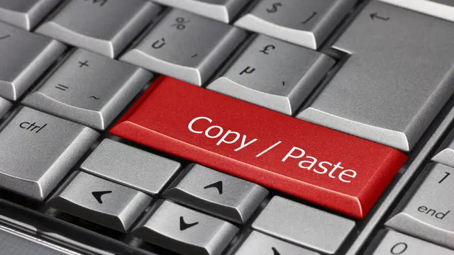Ilustrasi copy-paste