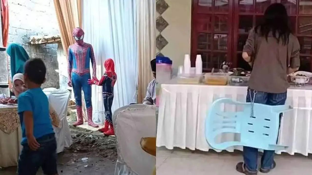 10 Penampilan Kocak Tamu di Acara Kondangan Ini Bikin Tepuk Jidat
