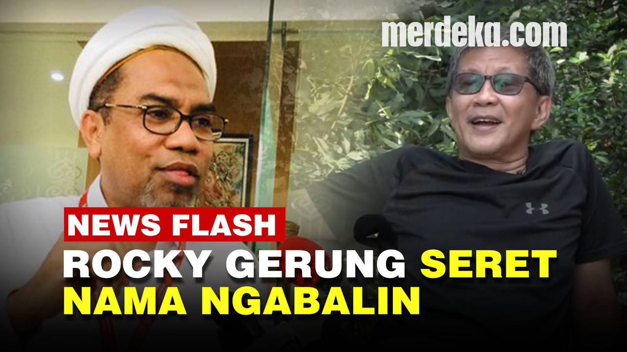 VIDEO: Rocky Gerung Sebut Ngabalin Senang Lihat Dirinya Mau Digusur Sentul City