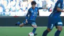 Takehiro Tomiyasu baru menjalani debutnya di J1 League pada 13 Juli 2016 saat Avispa menang 2-1 melawan F.C.Tokyo, bermain sebagai gelandang bertahan saat berusia 17 tahun 8 bulan. (J.LEAGUE)