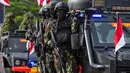 Hari jadi Kepolisian Republik Indonesia atau HUT Bhayangkara diperingati setiap tanggal 1 Juli. (CHAIDEER MAHYUDDIN/AFP)