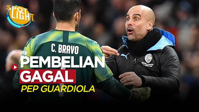 Berita video spotlight kali ini membahas tentang empat pembelian terburuk yang pernah dilakukan Josep Guardiola, salah satunya ialah Claudio Bravo.