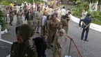 Halal bihalal yang digelar di Pendopo Balai Kota DKI Jakarta itu dimulai sekira pukul 07.30 WIB. (Liputan6.com/Herman Zakharia)