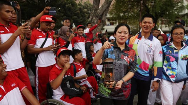 Pawai Obor Sudah Dimulai, Menko PMK Ajak Masyarakat Gaungkan Asian Para Games 2018