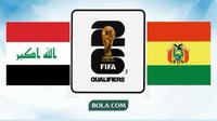 Prediksi Kualifikasi Piala Dunia 2026 - Irak Vs Bolivia. (Benediktus Gerendo Pradigdo/Bola.com)
