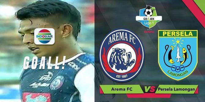 VIDEO: Gol Tak Disengaja Arema ke Gawang Persela