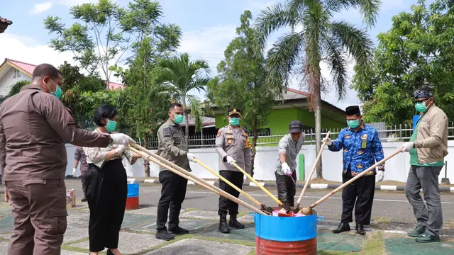 Pemusnahan Sabu.