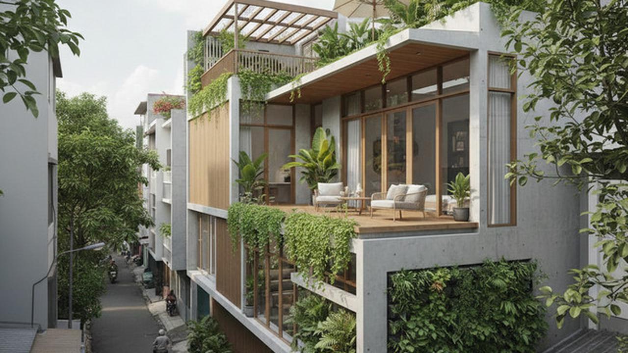 10 Model Rumah Tropis untuk Lahan Sempit, Cocok Diterapkan di Perkotaan