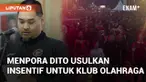 Menpora Dito Ariotedjo usulkan insentif untuk klub olahraga demi pembinaan atlet. Insentif bertujuan meningkatkan prestasi atlet dan pengembangan industri olahraga