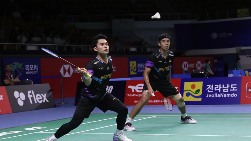 Leo Rolly Carnando/Bagas Maulana - Korea Open 2024 - Bulu Tangkis