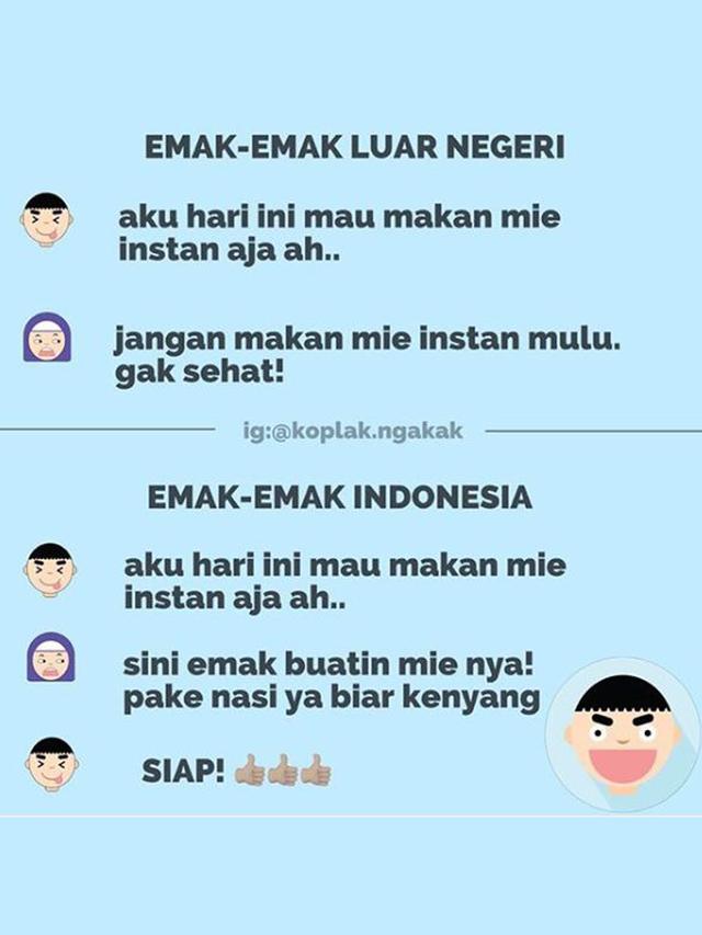 Beda Emak-Emak Lokal vs Emak Luar Negeri ala Warganet, Siap-Siap Ketawa Geli