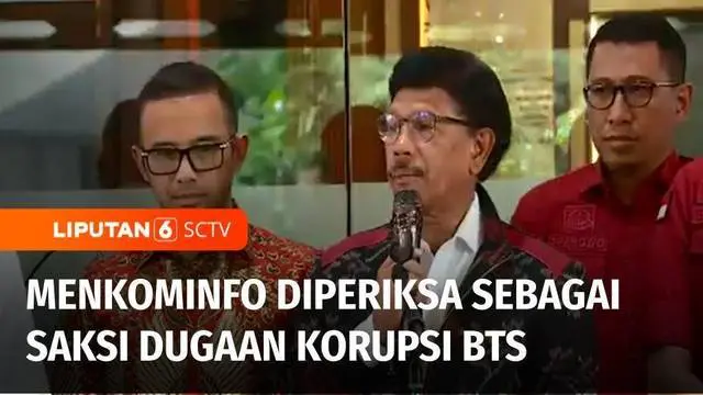 VIDEO: Menkominfo Jalani Pemeriksaan Terkait Kasus Korupsi BTS di Kejagung