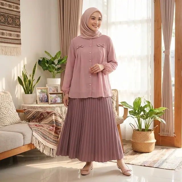 Padu Padan Warna Rok dan Blouse untuk Lebaran 2026 yang Elegan