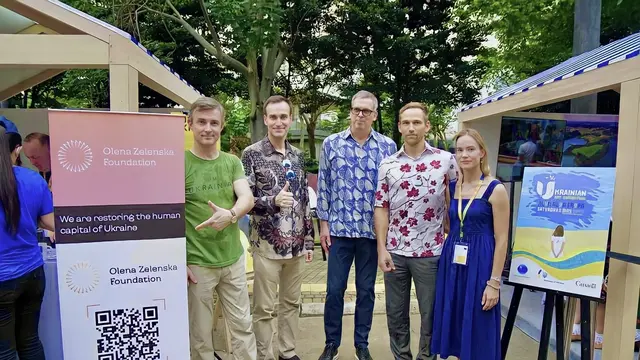 Pameran Lukisan Ukraina di Festival Alun-alun Eropa 2023