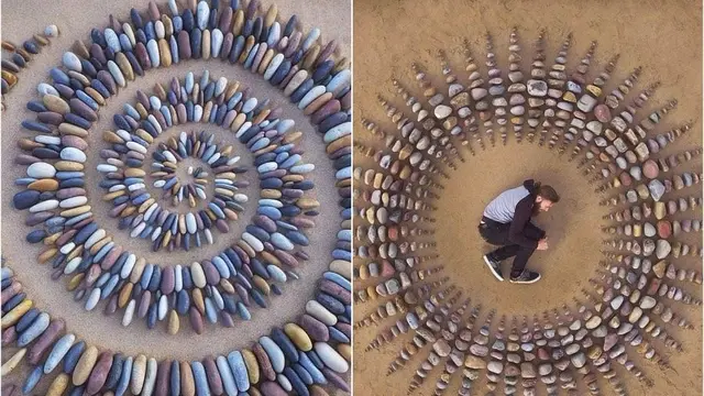 Hanya dengan Batu, 6 Kreasi Unik Karya Seniman Ini Mengagumkan