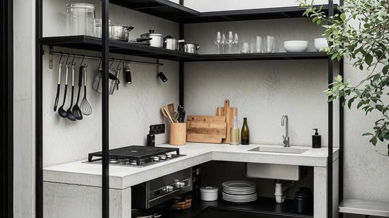 7 Model Dapur Minimalis di Belakang Rumah, Estetik, Fungsional, dan Nyaman