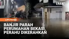Kali Bekasi kembali meluap setelah menerima kiriman air dari Kabupaten Bogor, Jawa Barat. Akibatnya, ratusan rumah warga di Gang Mawar Enam, Kampung Bunga Karang, Kelurahan Margahayu, Kecamatan Bekasi Timur, Kota Bekasi, terendam banjir pada Kamis di...