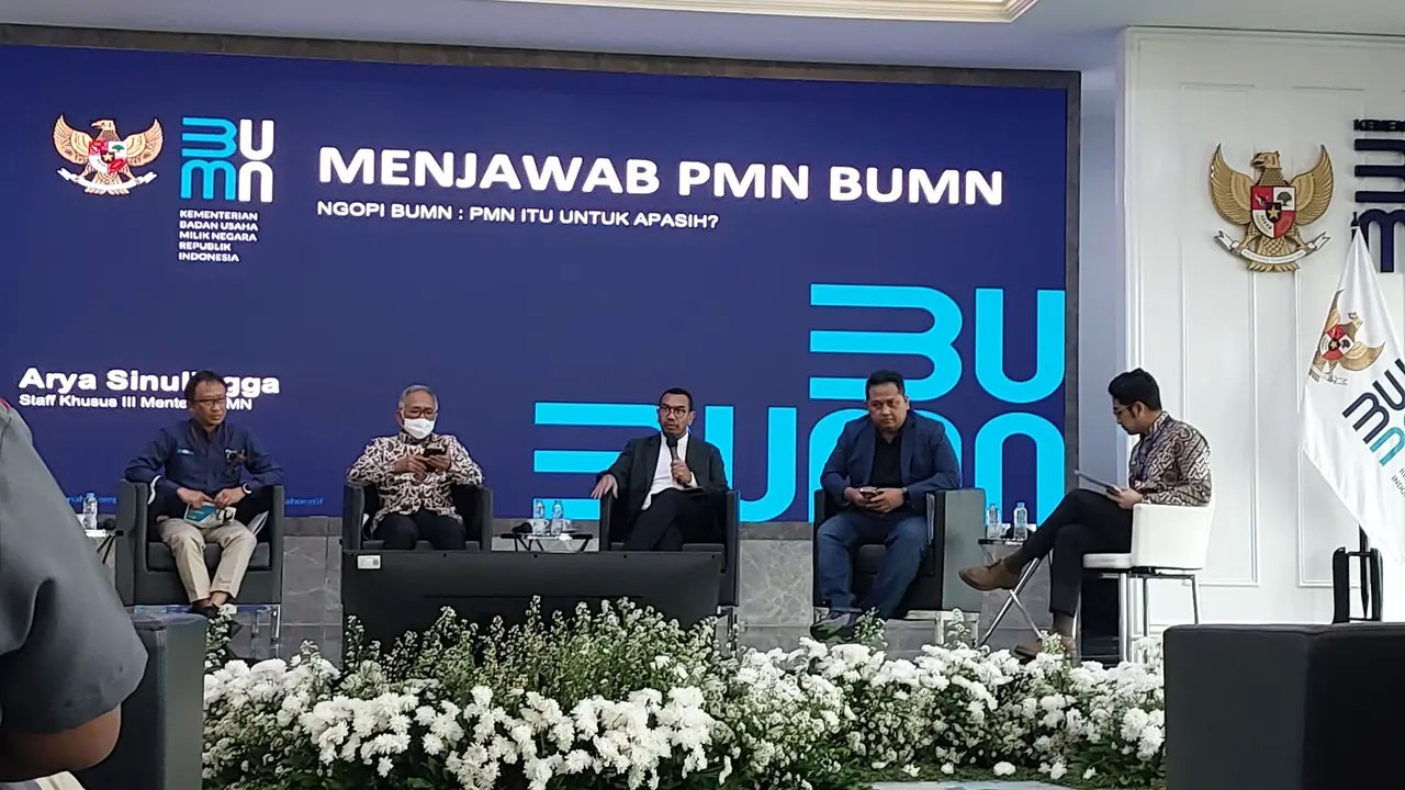 Staf Khusus Menteri BUMN Arya Sinulingga dalam Ngopi BUMN di Kementerian BUMN, Kamis (29/9/2022).